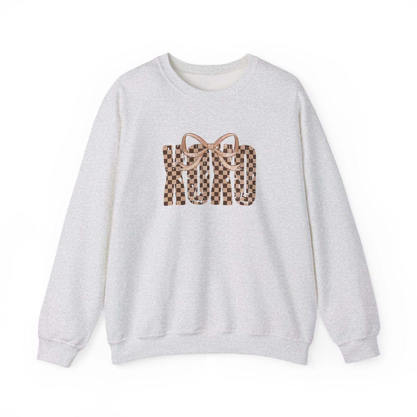 Checkered Bow Crewneck