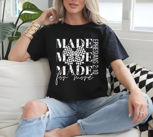 Inspirational Christian Bow Tee