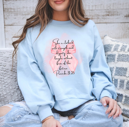 Inspirational Proverbs Crewneck