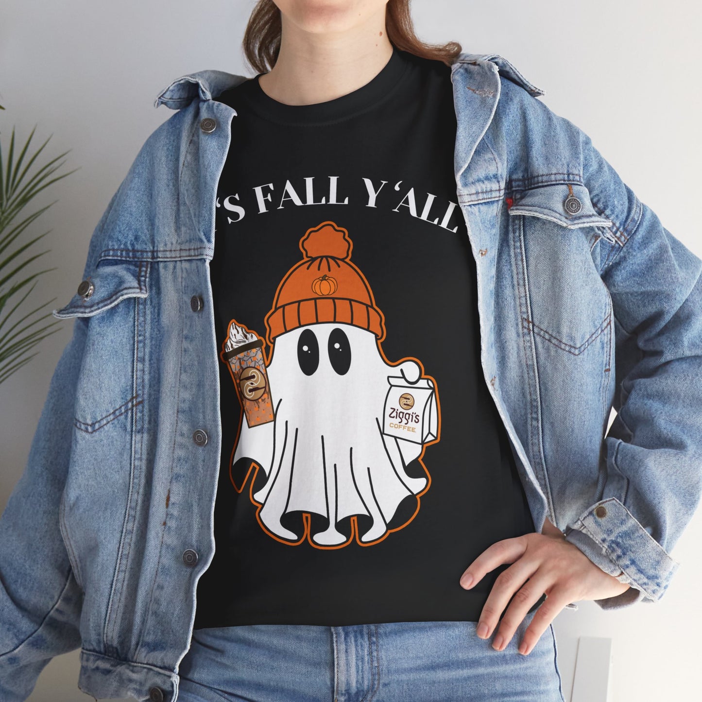 Ziggis Ghost-Themed Fall T-Shirt